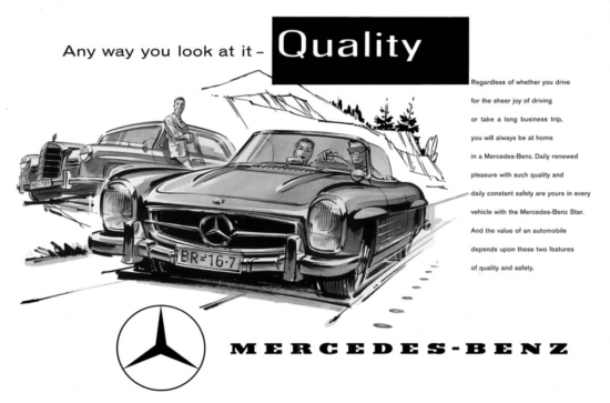 Mercedes 300SL Ad