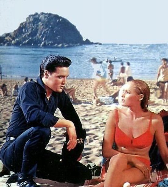 Elvis Presely and Ursula Andress