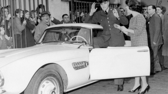 Elvis Presely and BMW 507