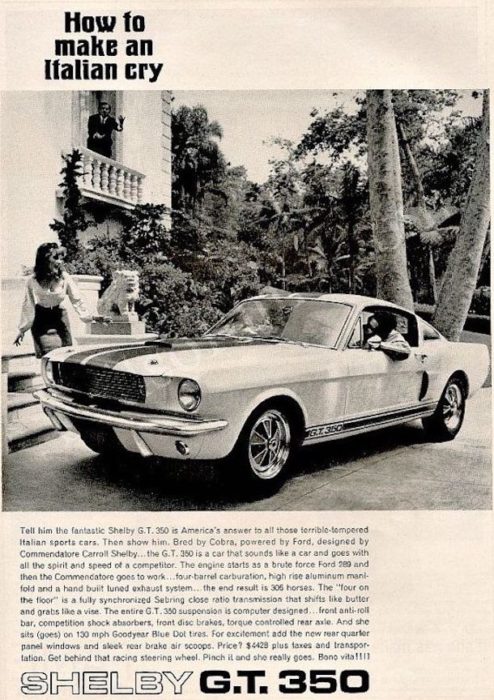 Shelby Mustang Ad