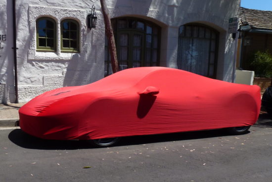 Ferrari under cover