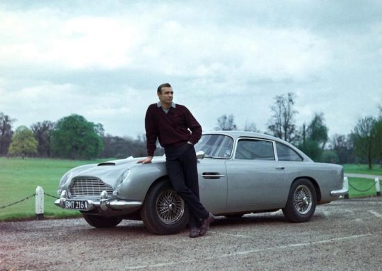 Aston DB5 and Sean Connery