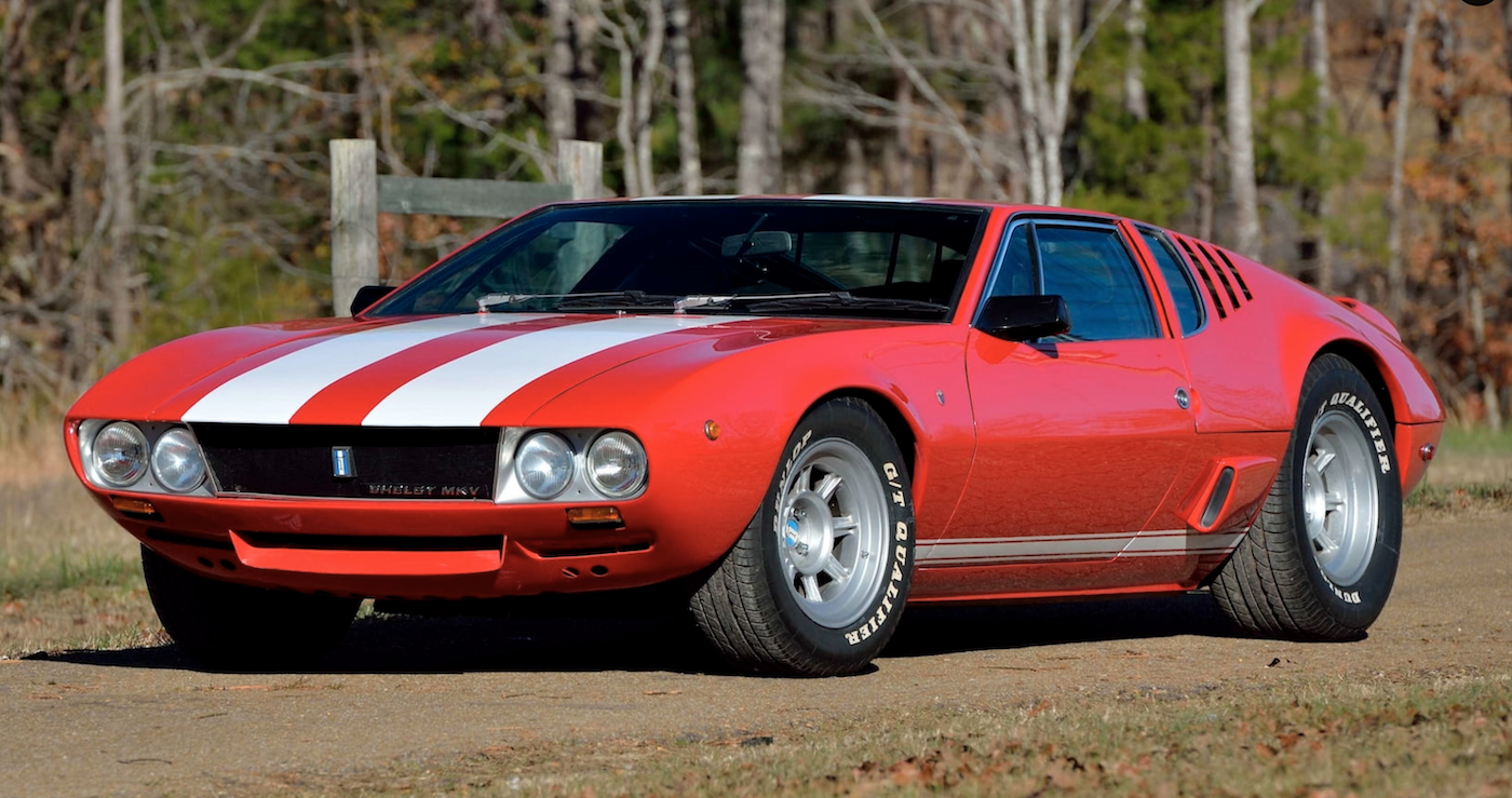 A De Tomaso Mangusta Commissioned  by Carroll Shelby is Sold