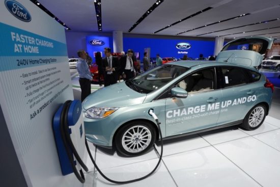 Ford Focus electric car in 2013