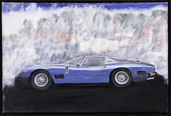 Wallace Wyss painting of Bizzarrini