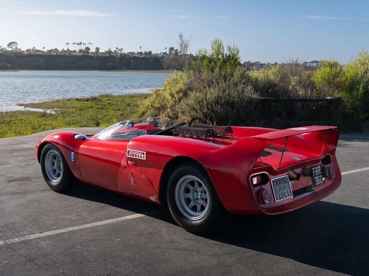 Vintage: The DeTomaso Sport 5000 Spyder to be Auctioned in Monterey