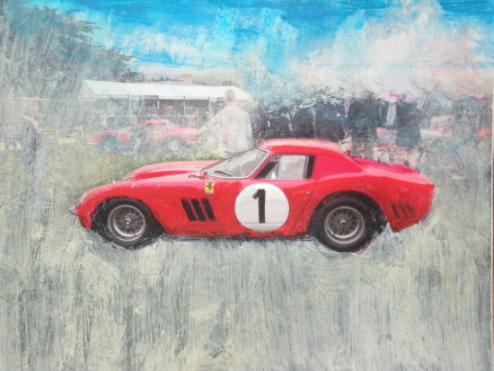 Ferrari 250 GTO - art by Wallace Wyss
