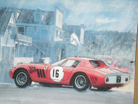 Ferrari 250 GTO - art by Wallace Wyss