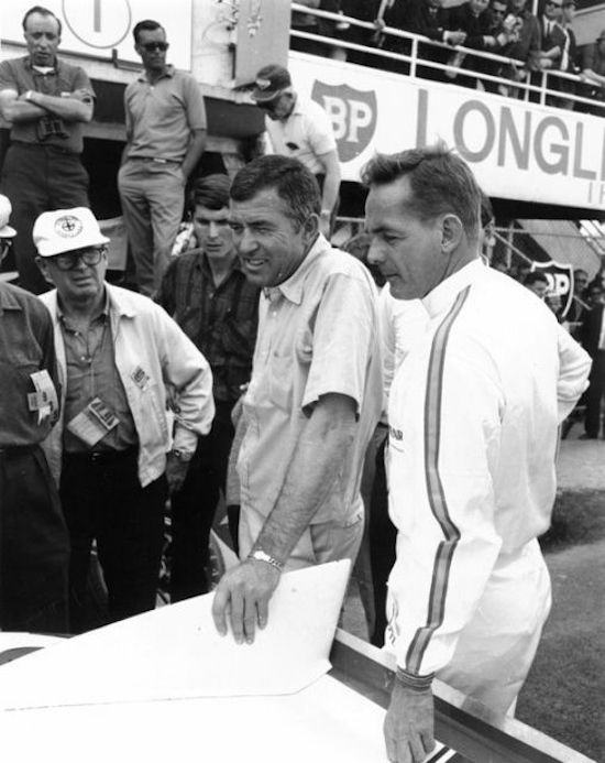 Carroll Shelby and Phil Hill