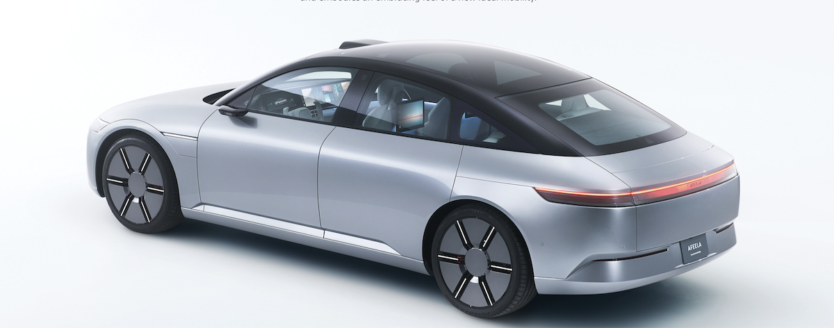 The New Electric Car Brand From Sony and Honda is Called Afeela