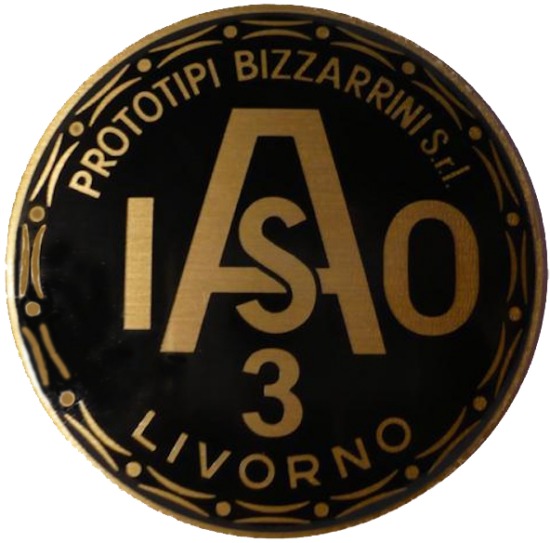 Iso Grifo A3/C Logo nose badge