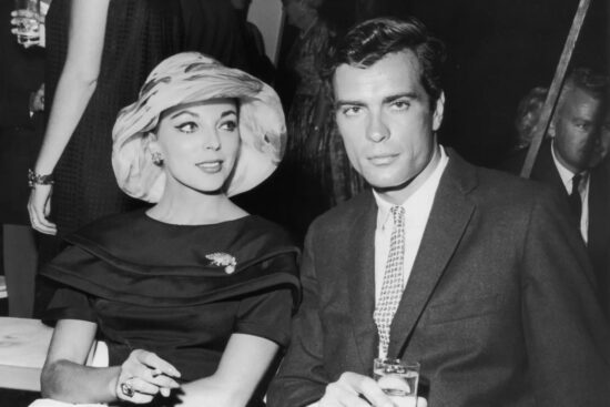 McKay with Joan Collins. Photo- Darlene Hammond : Hulton Archive : Getty Images
