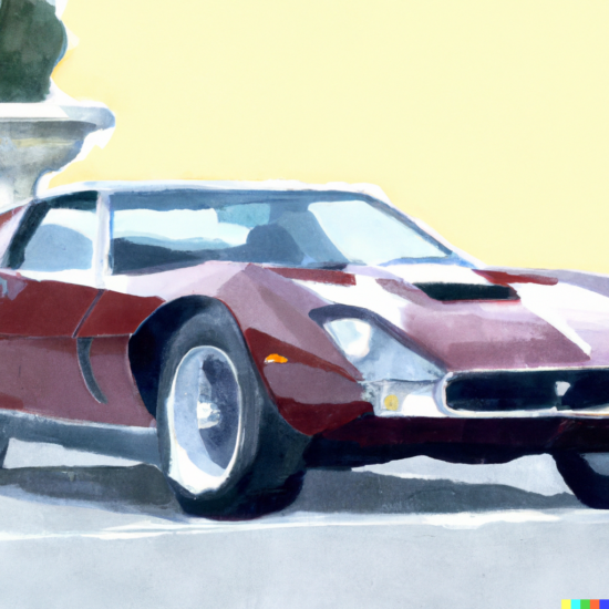 DALL·E 2023-02-08 16.27.24 - Iso grifo car water color painting