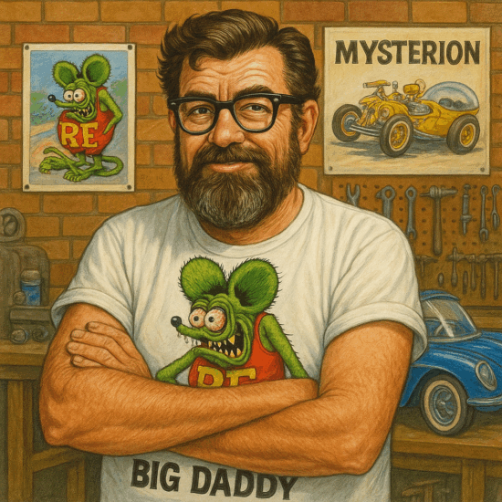 Ed "Big Daddy" Roth by ChatGPT 40
