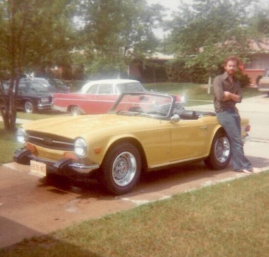 Mike Gulett and his Triumph TR6