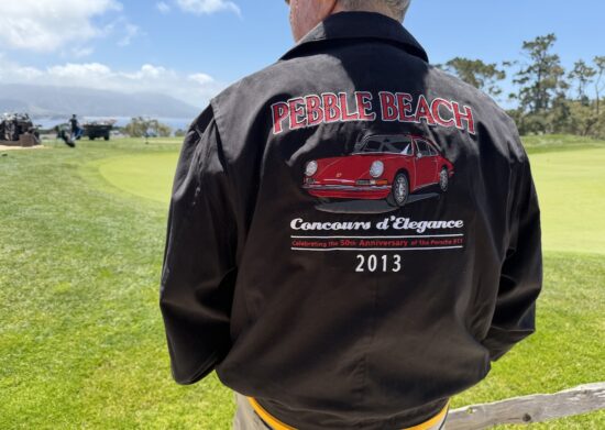 The Porsche 901 Prototype was featured on the Pebble Beach Concours Jacket in 2013