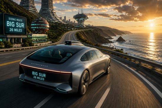 self-driving car